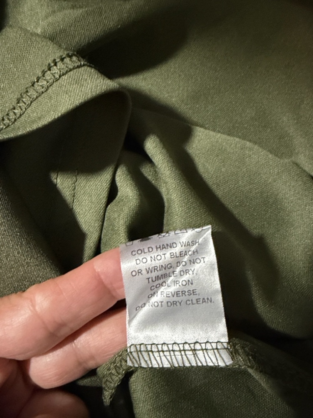 Princess Polly Iridescent Plunge Maxi Dress Olive Green. - Picture 12 of 12